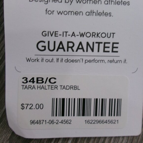 New With Tag, Athleta TARA Halter Tankini Top Swim Top 34 B / C  Navy Blue - Picture 9 of 10